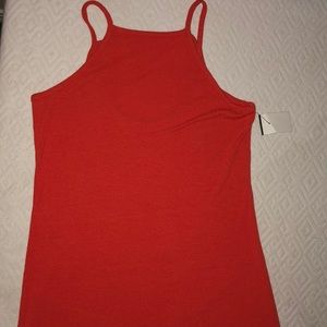 Mossimo Burnt Orange Mini Form Fitting Dress